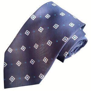 Parhsaew Hand Made Silk Navy Blue Men's Neck Tie